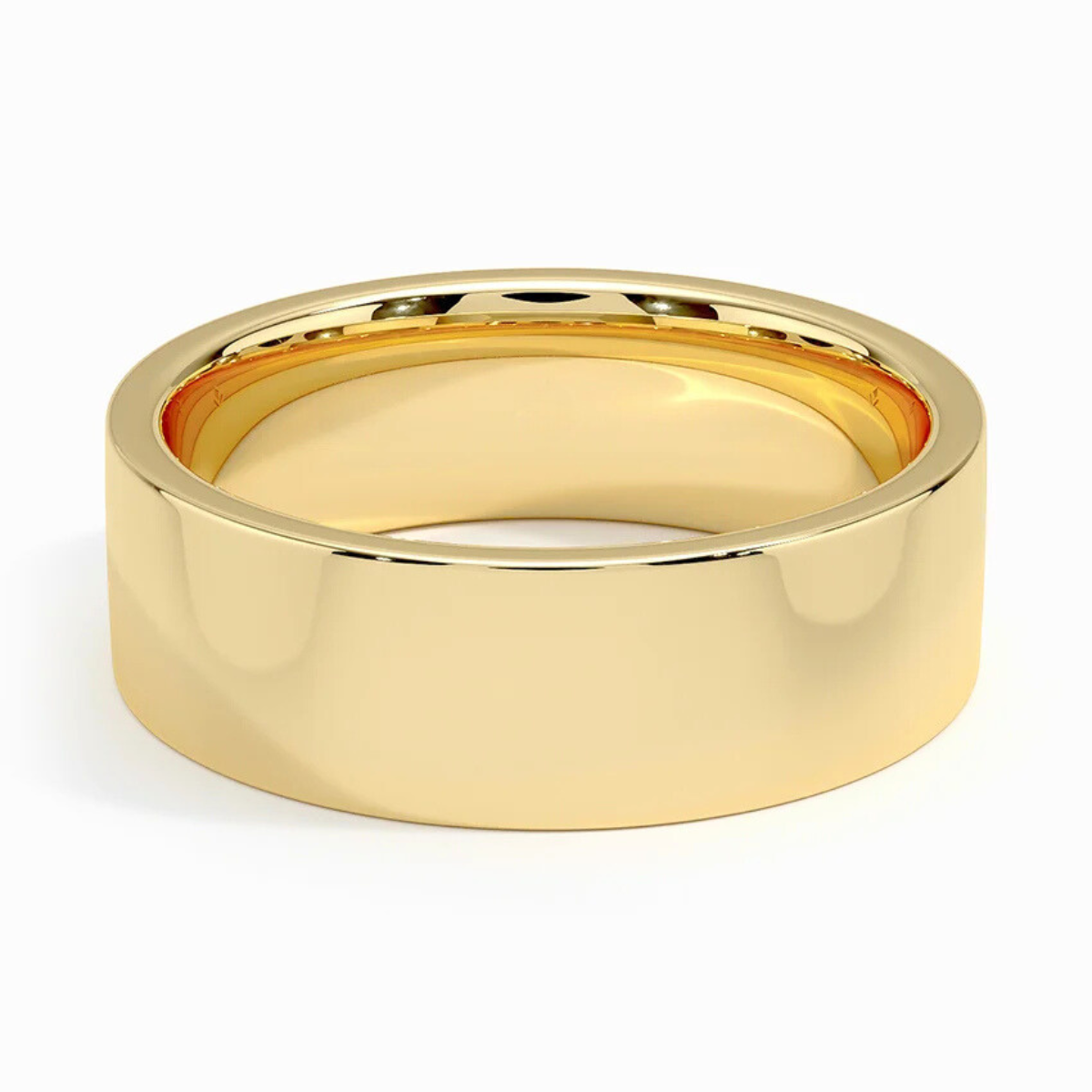 Men's 7mm Cigar Wedding Band