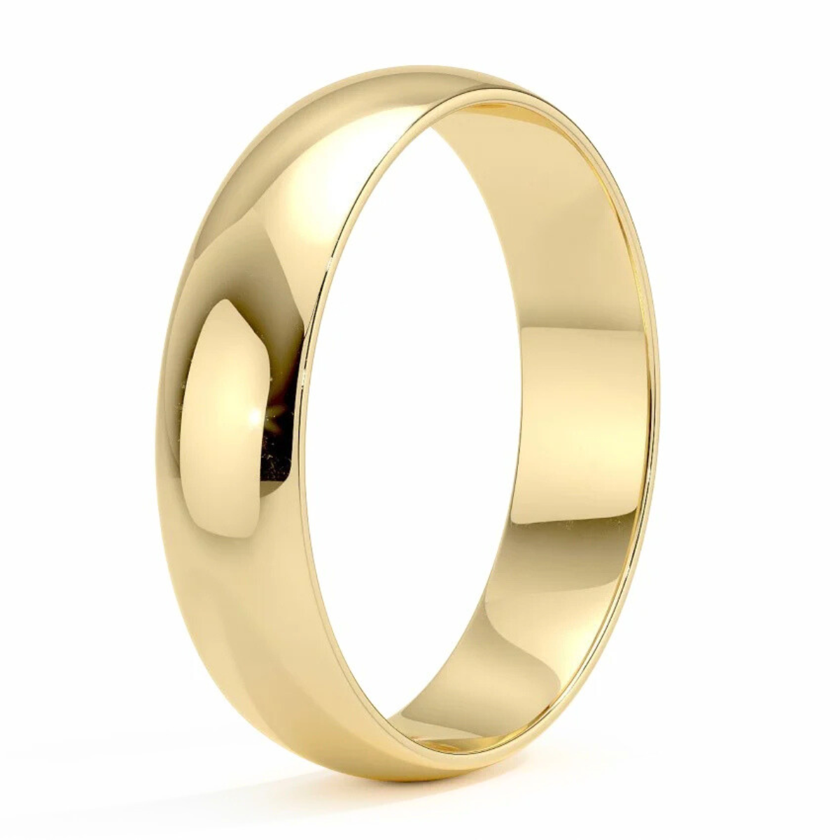 Men's 5mm Slim Profile Wedding Band