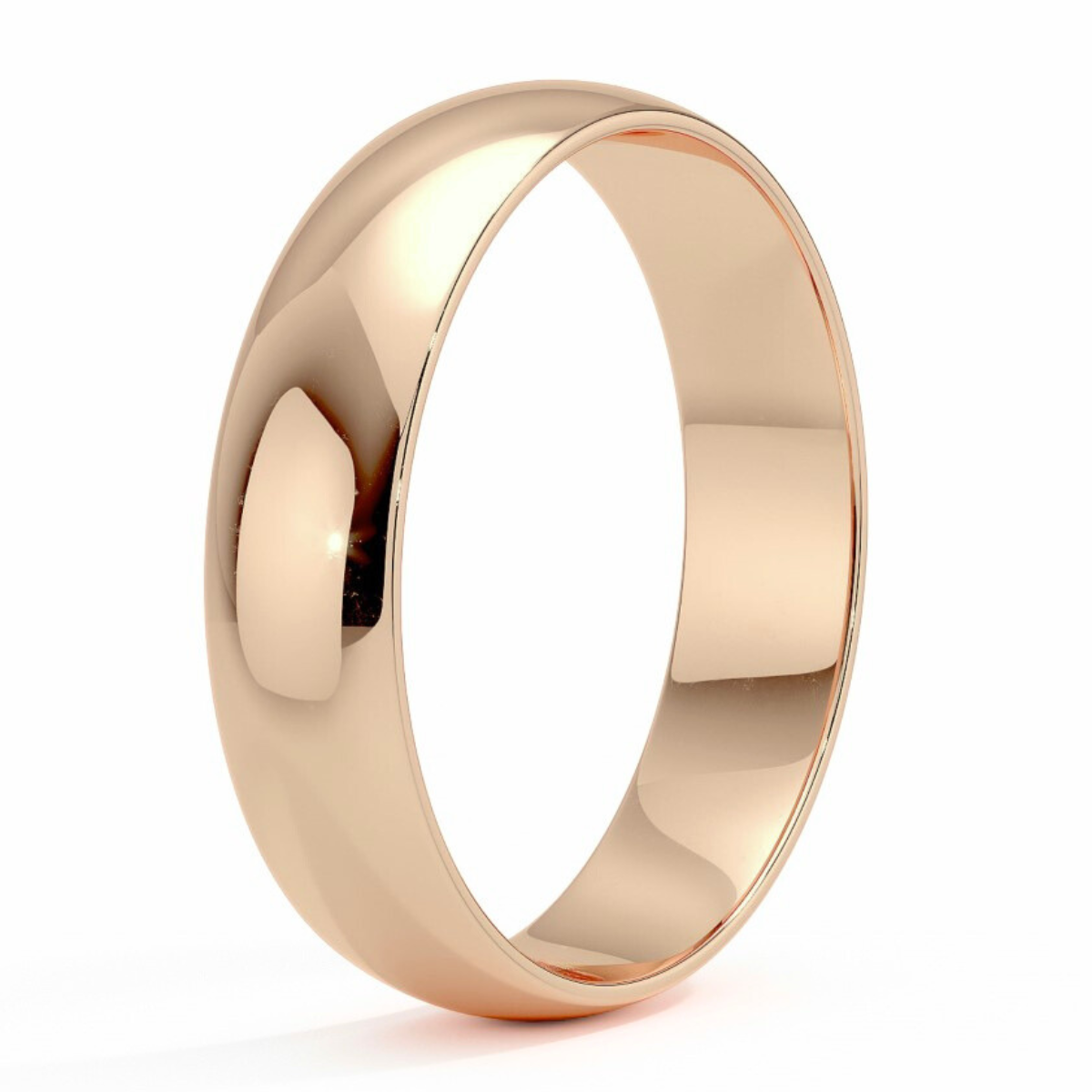 Men's 5mm Slim Profile Wedding Band