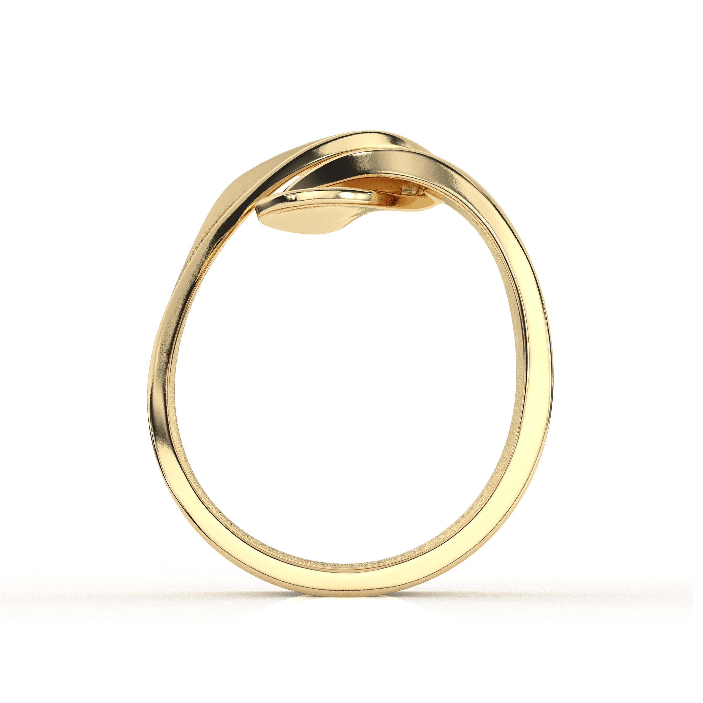 The One Diamonds Statement Ring Yellow Gold