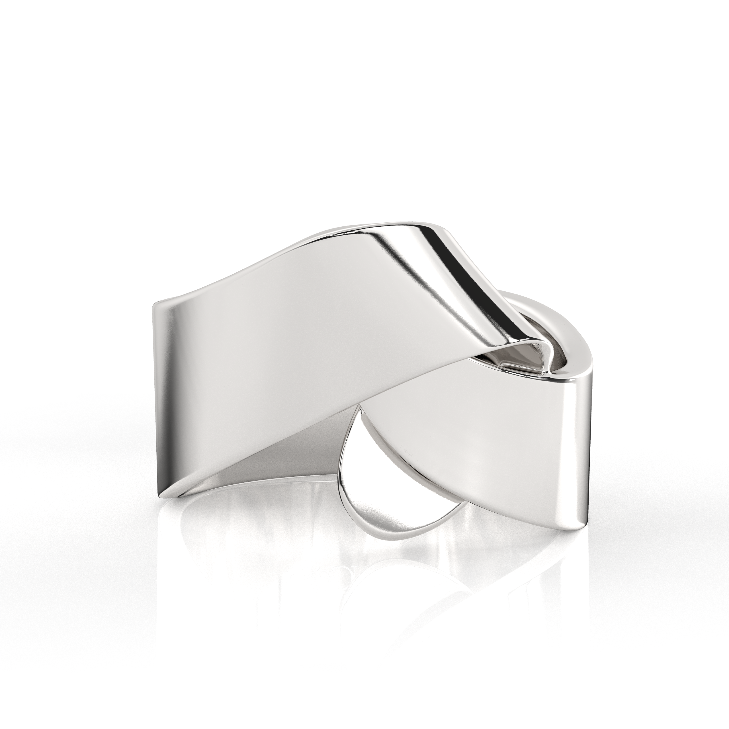 The One Diamonds Statement Ring White Gold