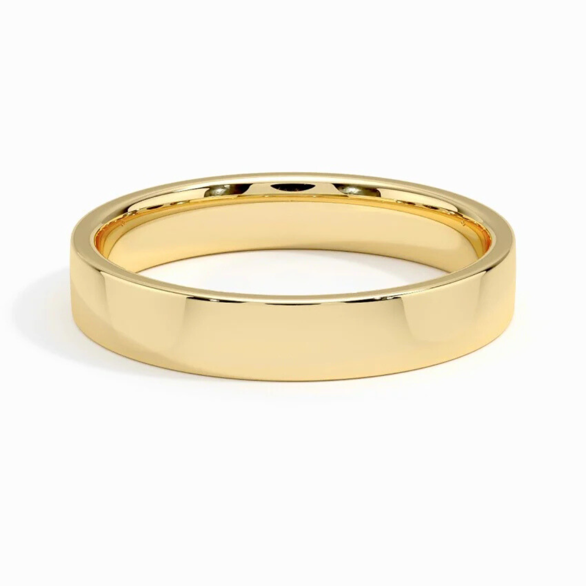 Men's 4mm Cigar Wedding Band