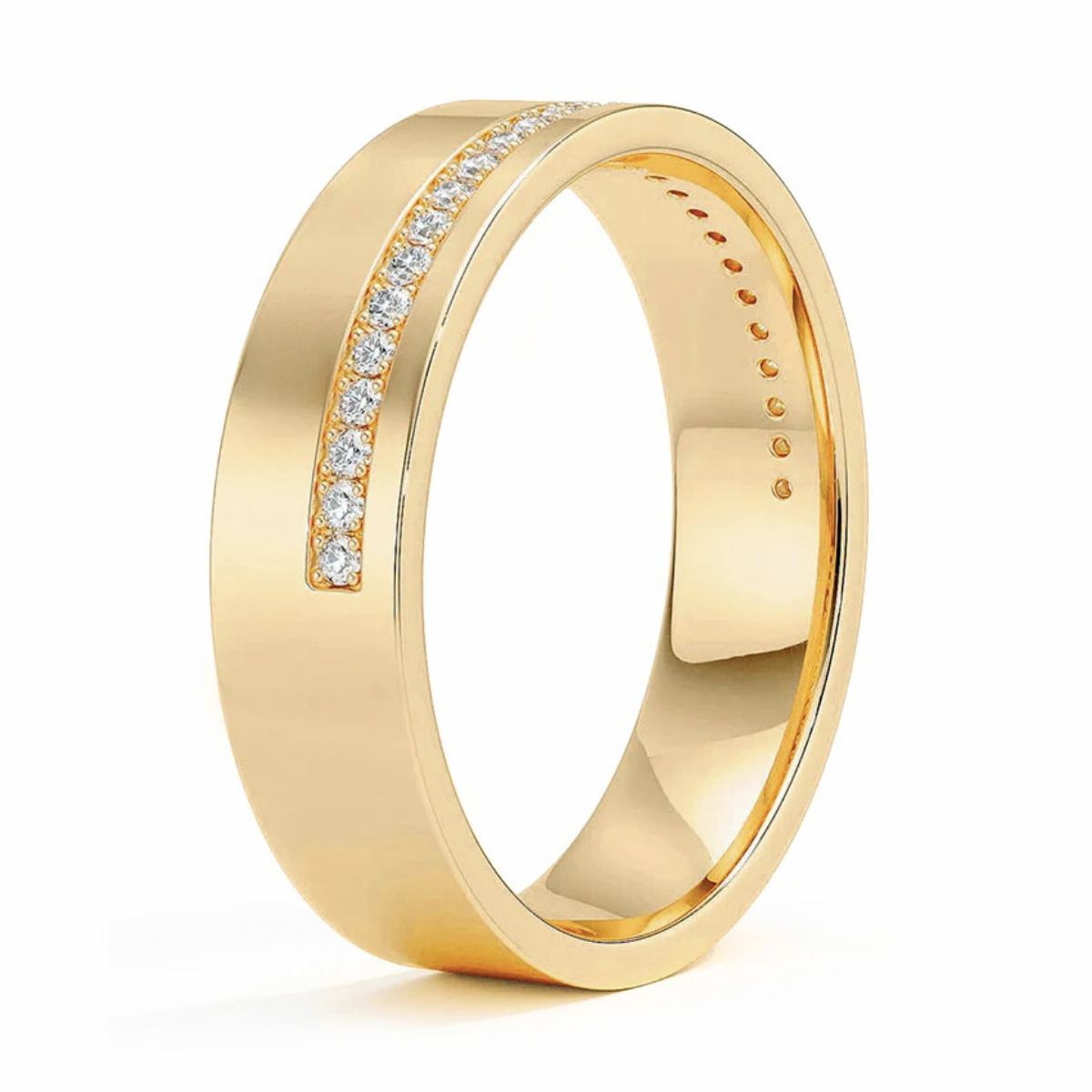 Men's 5.5mm Diamond Wedding Ring