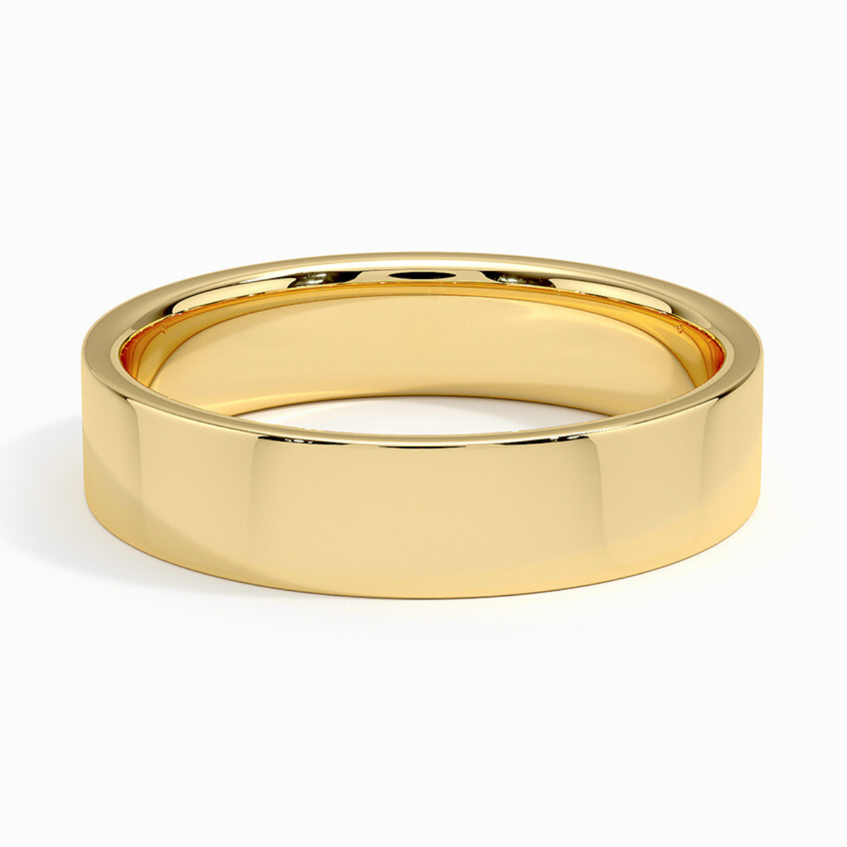 Men's 5mm Cigar Wedding Band