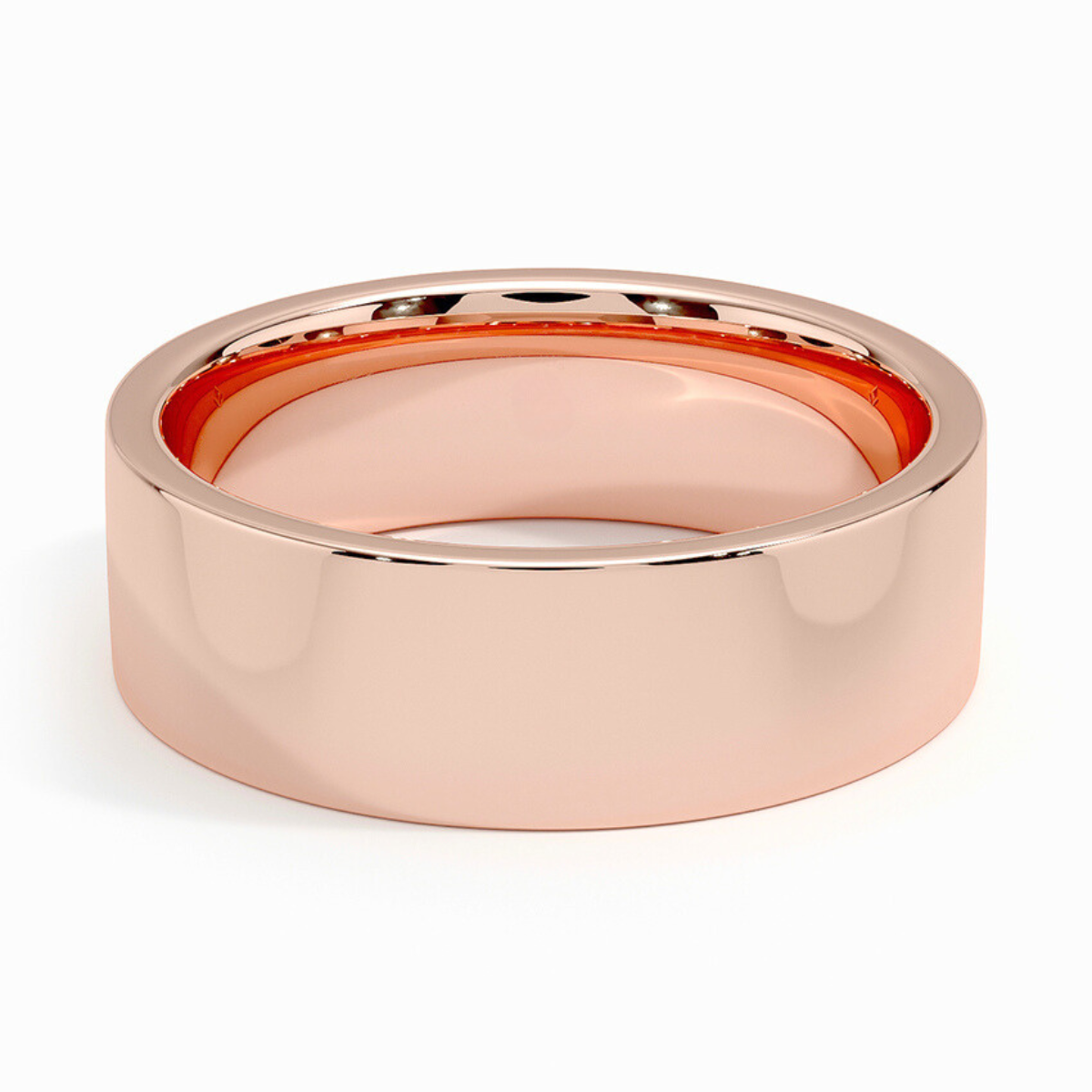 Men's 7mm Cigar Wedding Band