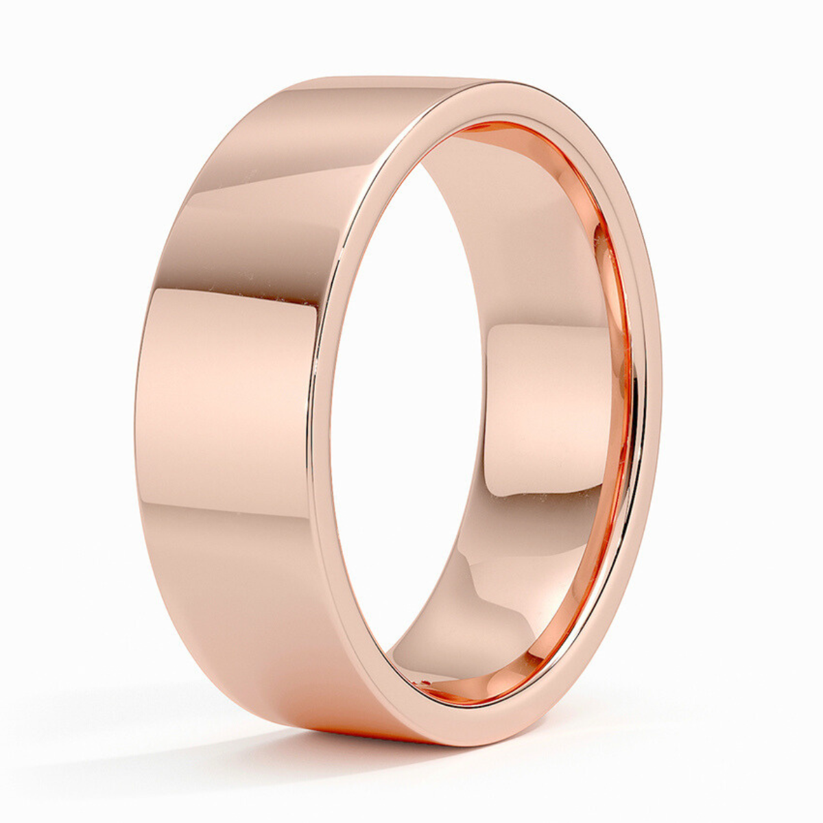 Men's 7mm Cigar Wedding Band