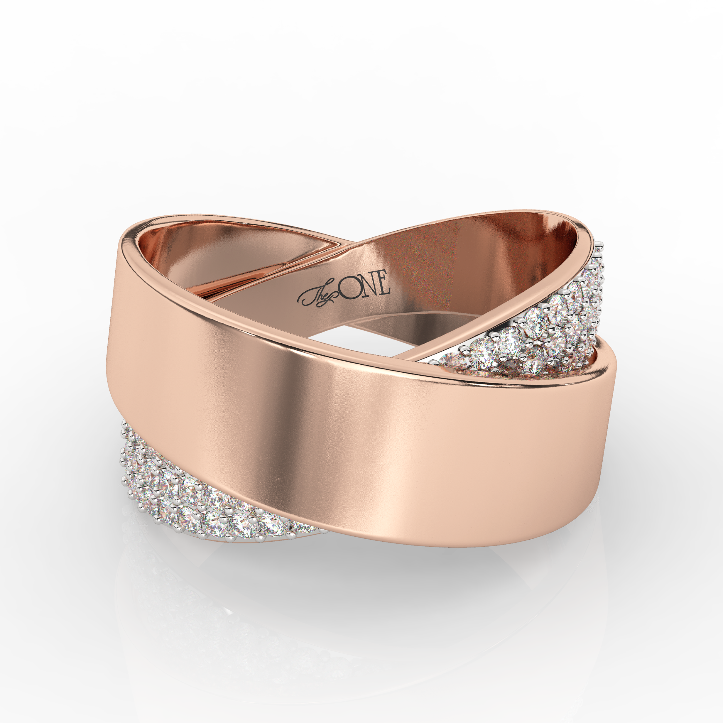 Diamond Band Rose Gold 