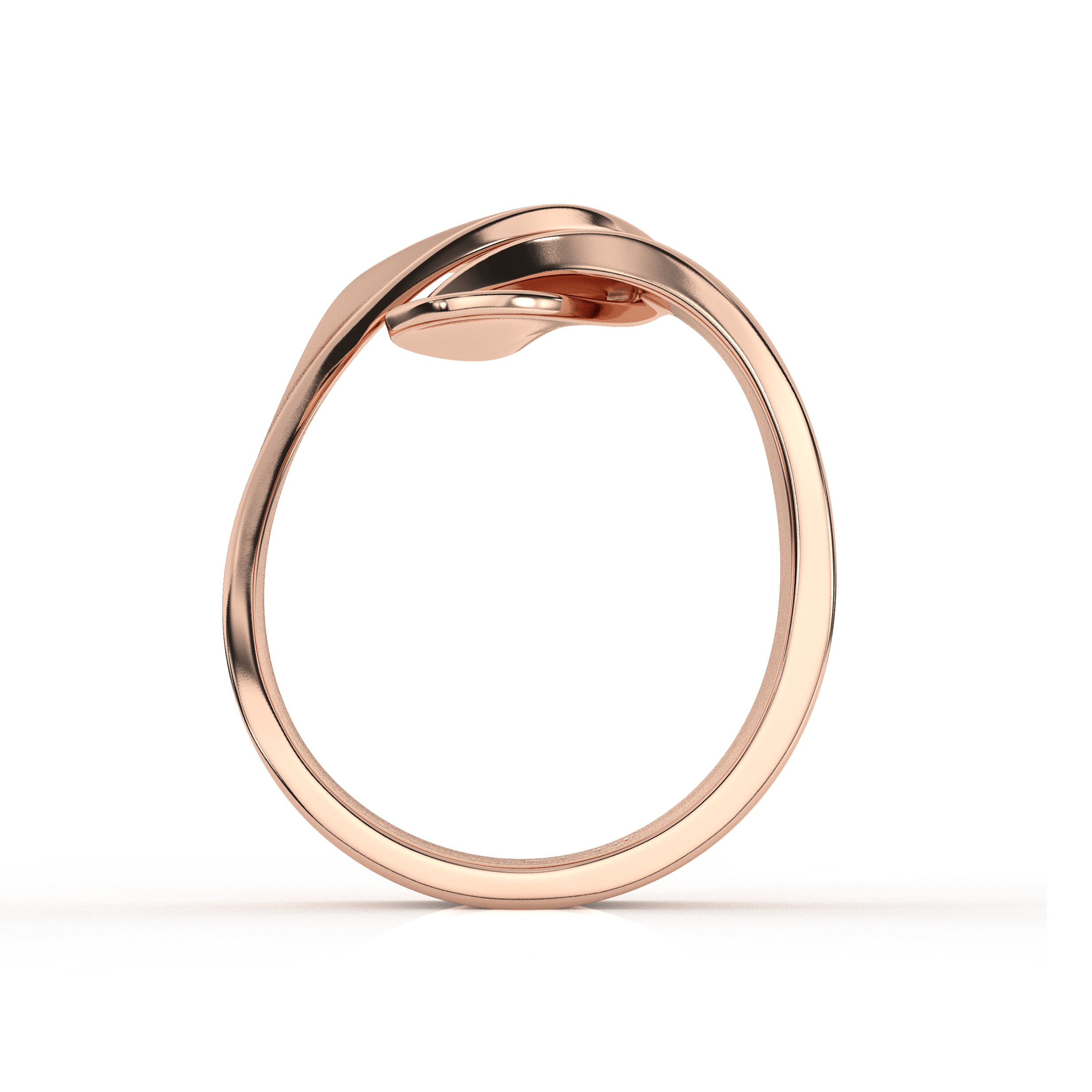 The One Diamonds Statement Ring Rose Gold