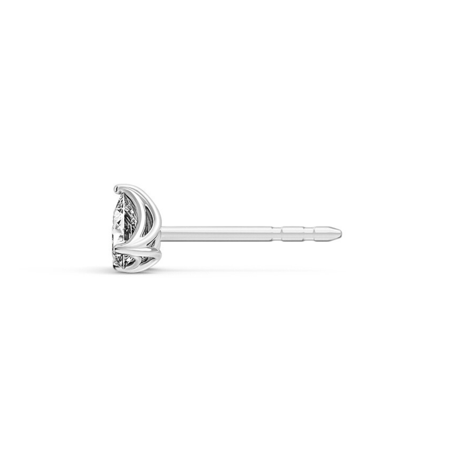 Toi et Moi Diamond Stud Earrings Platinum