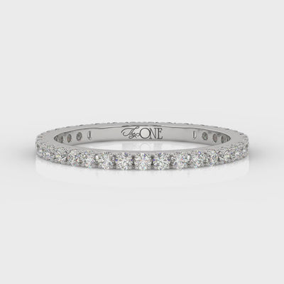 THE ONE DIAMONDS FULL ETERNITY PAVE WHITE GOLD VIDEO